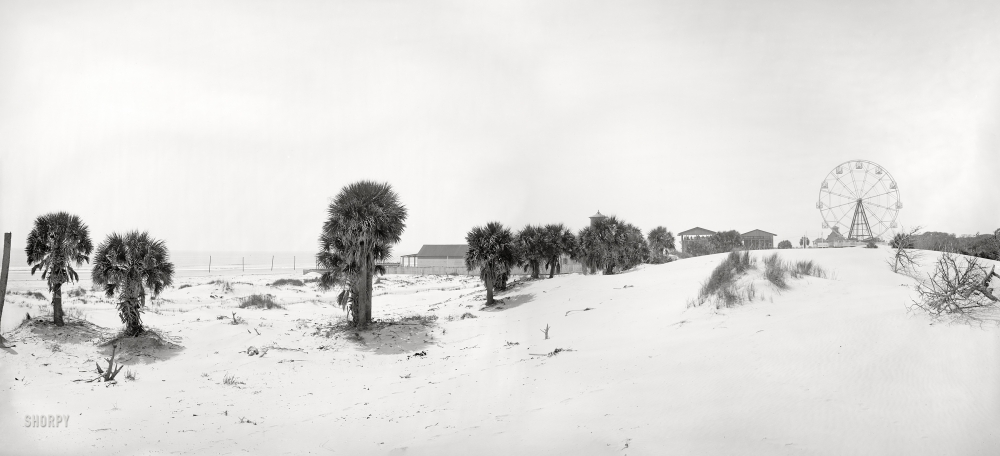 Photo showing: Circle in the Sand -- 1901. Isle of Palms near Charleston, South Carolina.