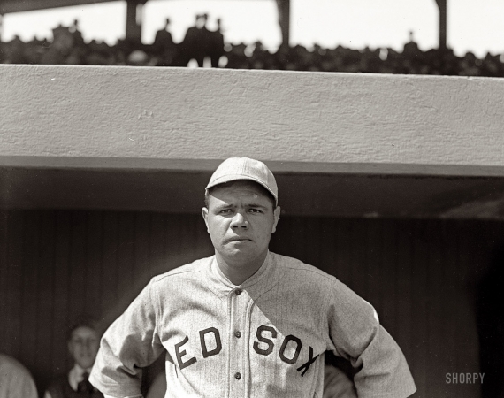 Photo showing: The Bambino -- Babe Ruth in 1919.