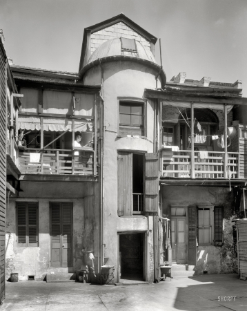 Photo showing: The Tower -- New Orleans circa 1937. The Tower, 1015 Chartres Street.