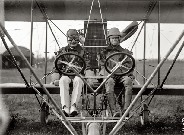 Photo showing: Fasten Your Seatbelts -- 1912. Naval aviators near Washington, D.C.