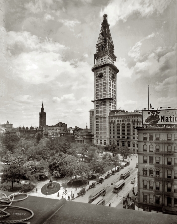 Photo showing: Metropolitan Life -- June 16, 1908. The Met Life tower under construction in New York City.
