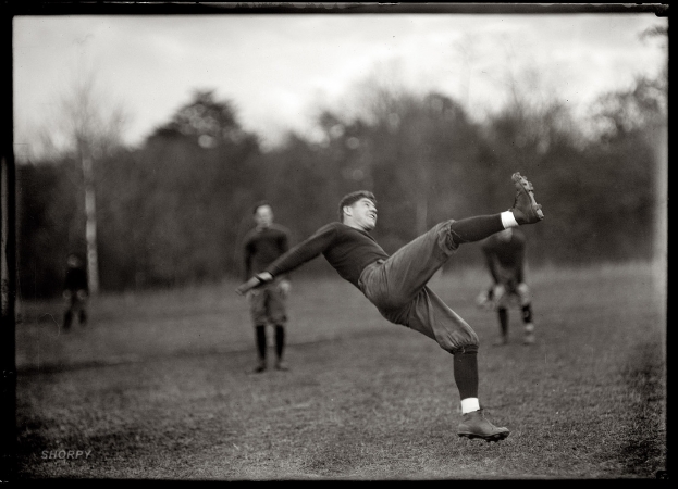 Photo showing: For Love of the Game -- 1912. Football, Costello; Georgetown-Virginia game.