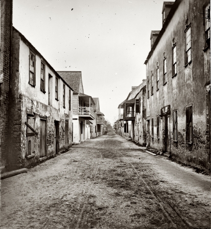 Photo showing: Welcome to St. Augustine -- St. Augustine, Florida, circa 1865. 