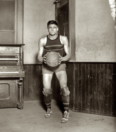 Photo showing: Long John Loehler -- 1921. John Loehler, George Washington University.