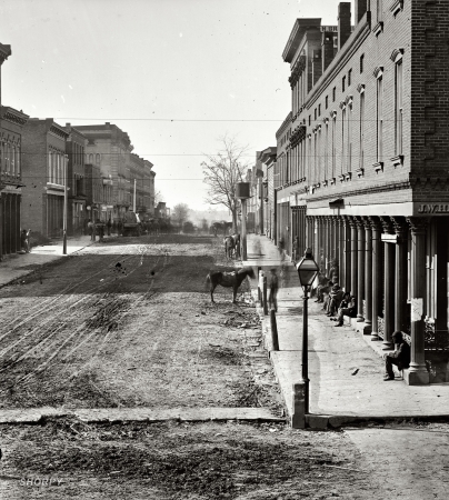 Photo showing: Atlanta: 1864 -- 1864. Atlanta, Georgia. Street view.