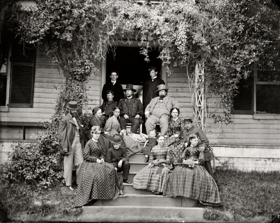 Photo showing: Gen. Rufus Ingalls -- May 1865. City Point, Virginia. Gen. Rufus Ingalls and group.