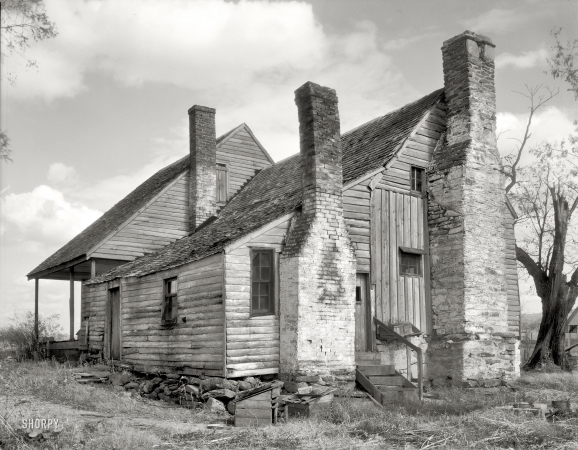 Photo showing: Stony Point Tavern -- Albemarle County, Virginia, 1935. Nathaniel Burnley, proprietor, 1820-1829.