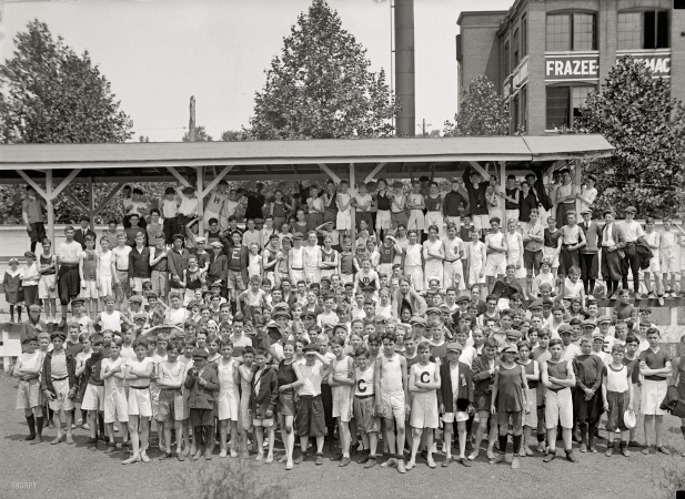 Photo showing: American Boy: 1914 -- Washington, D.C. Boy Scouts -- field sports.