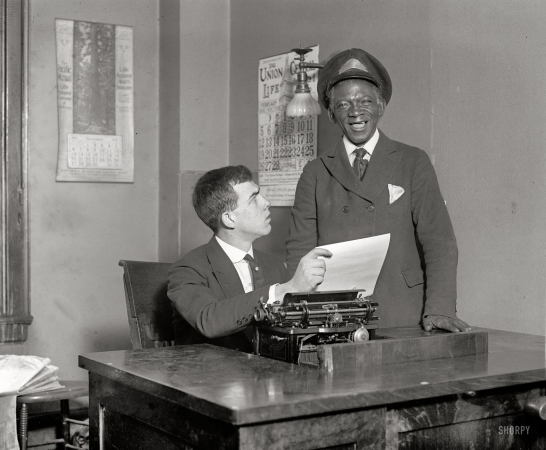 Photo showing: Comic Relief -- Feb. 11, 1922. Washington, D.C. DeWitt Moore.