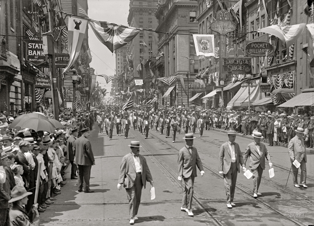 Photo showing: Elks Parade -- Baltimore, 1916.
