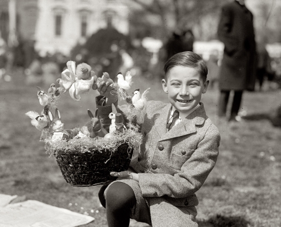 Photo showing: Best Easter Ever -- Washington, D.C., April 2, 1923. A happy participant in the White House Easter Egg Roll.