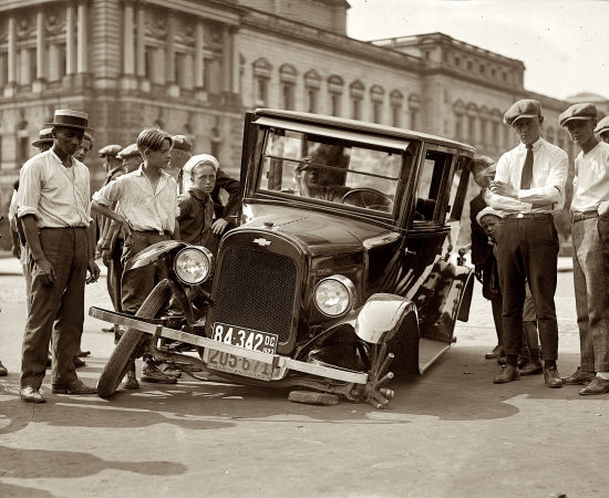 Photo showing: Just Plain Spokes -- Washington, D.C. 1923.