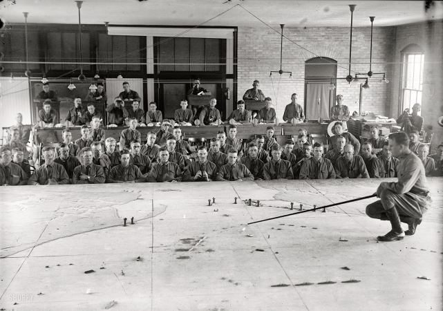 Photo showing: The Virtual War -- Washington vicinity circa 1917. Military training.