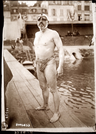 Photo showing: Channel Swimmer -- 1911. Thomas Burgess, second man to swim the English Channel.