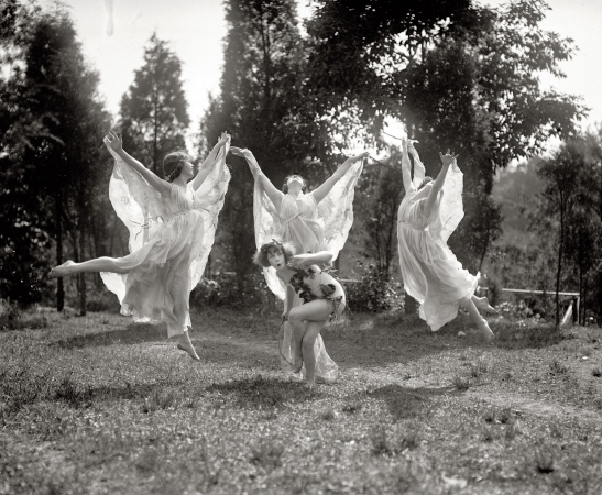 Photo showing: Ambushed by Angels -- August 20, 1924. National American Ballet.