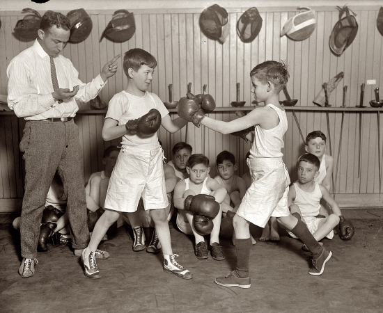 Photo showing: And Come Out Fighting -- February 21, 1925. Washington, D.C. William R. Whipp, Walter Edger Jr. and William Asher at the Racquet Club.