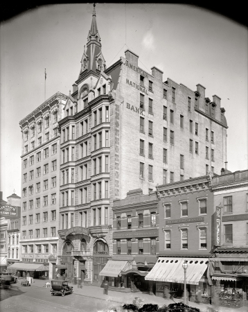 Photo showing: American National Bank -- F Street, Washington, D.C. circa 1918.