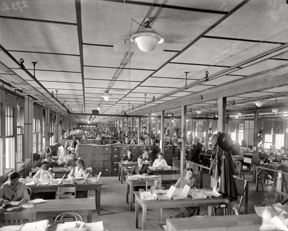 Photo showing: Supply Side -- Washington, D.C., circa 1918. Supply Personnel.