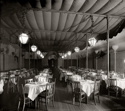 Photo showing: Cafe St. Marks -- The Fifteenth Street establishment in Washington, D.C., circa 1920.