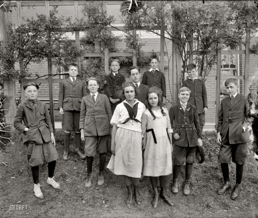 Photo showing: We Were Young Once -- Eaton School, Washington, D.C., circa 1910.