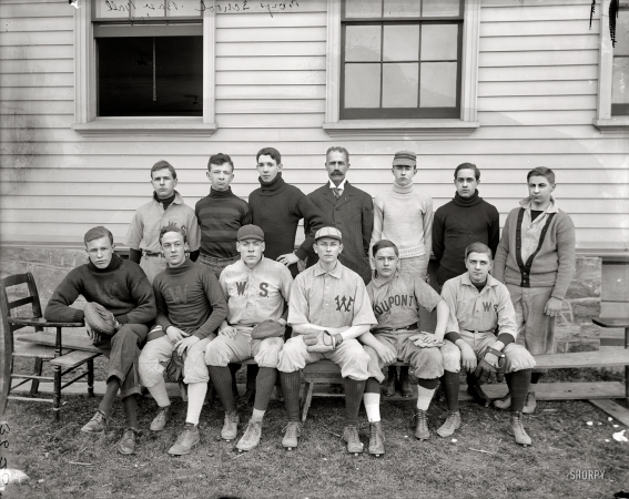 Photo showing: Team Players -- Washington, D.C., or vicinity, 1906. Boys school baseball '06.