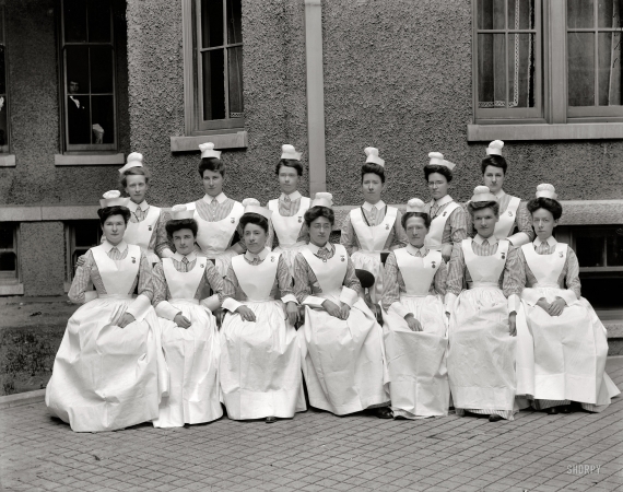Photo showing: The Nurses: 1910 -- Providence Hospital nurses.