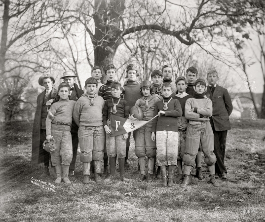 Photo showing: Friends School Football -- 1906. Friends School football. Junior varsity team at the Sidwell Friends School in Washington, D.C.