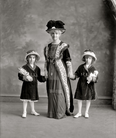 Photo showing: Just Us Girls -- Mrs. John Henderson with children, Washington, D.C., circa 1910.