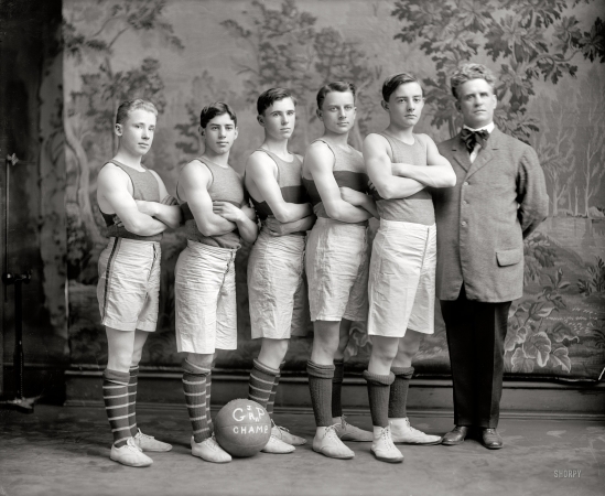 Photo showing: JV Hoops -- Washington, D.C., circa 1911. Georgetown basketball.