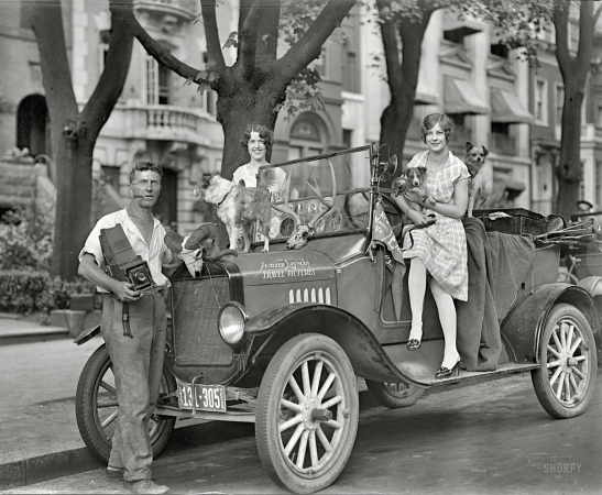 Photo showing: The Gas Menagerie -- Washington, D.C., circa 1927. Nature Magazine -- Walter Layman.