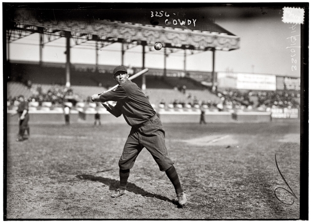 Photo showing: Hank Gowdy -- Hank Gowdy of the Boston Braves in a photo dated Oct. 13, 1914, the final game of the World Series.