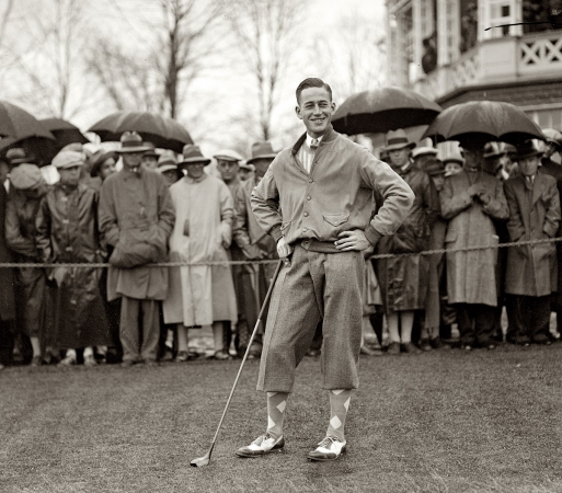 Photo showing: Proud to be Knickered -- Golfer Phillips Finlay at the Chevy Chase Club in 1929.