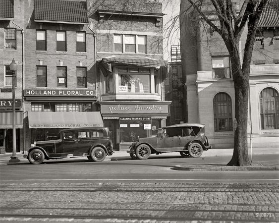 Photo showing: Palace Laundry -- Washington, D.C., circa 1925. Palace Laundry. 1811 Adams Mill Road N.W.