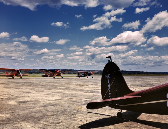Photo showing: Civil Air Patrol -- Flying field of Coastal Patrol #20, C.A.P. base at Bar Harbor, Maine, June 1943.