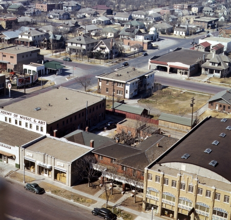 Photo showing: Amarillo, Texas -- South Tyler at SW 10th Avenue, March 1943.