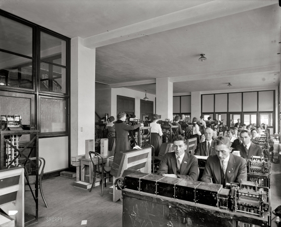 Photo showing: In the Cards -- Washington, D.C., circa 1920. Tabulating Machine Co.