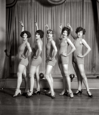 Photo showing: A Chorus Line -- Washington, D.C., circa 1927. Thayer Studio is the only information attached to this photo.