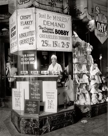 Photo showing: Accept No Substitutes -- F.W. Grand store, Washington, D.C., circa 1925.