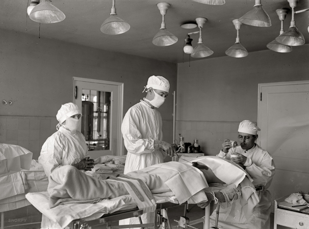 Photo showing: Operation: 1922 -- Surgery, #13 is the informative caption that was applied.