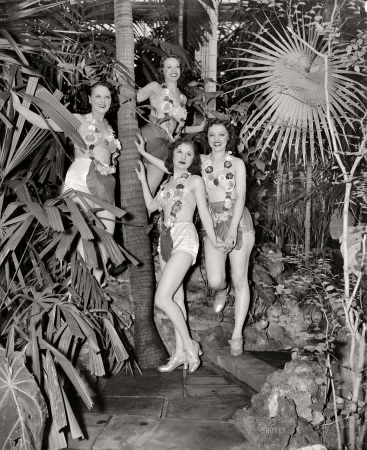 Photo showing: Jungle Janes -- April 27, 1938, at the California Fig Ball.