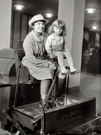 Photo showing: Flo and Chuck -- New York. March 16, 1918. Florence A. Young and Chas. P. Rigo.