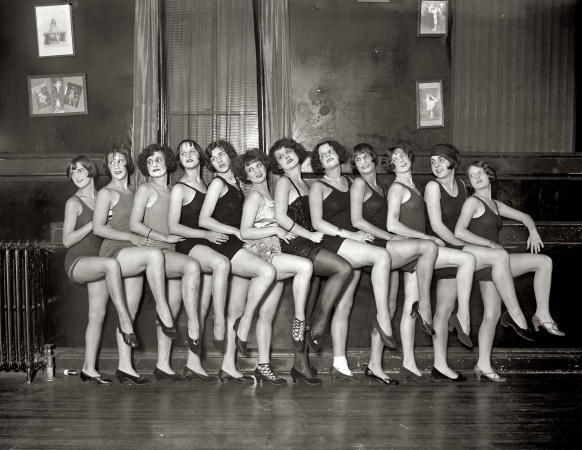 Photo showing: Not All They Seem -- December 24, 1925. Uncle Sam's Follies cast.