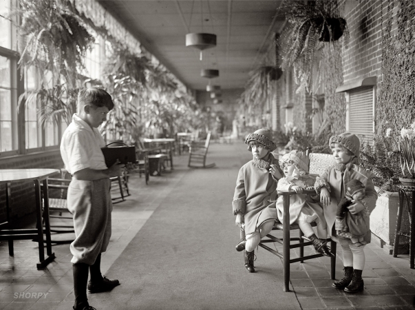 Photo showing: Kodak Moment: 1926 -- Jimmie Jr., Jane, Joan, Jean Davis, children of James Davis, Secretary of Labor under Harding, Coolidge and Hoover.