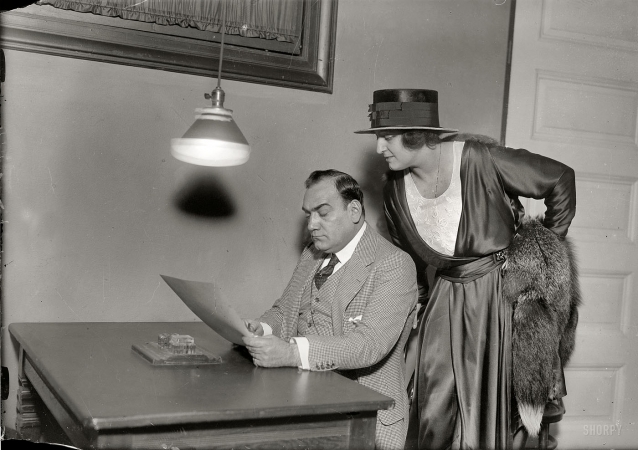 Photo showing: Caruso and Muzio -- March 18, 1919. Famed Italian tenor Enrico Caruso with the soprano Claudia Muzio.