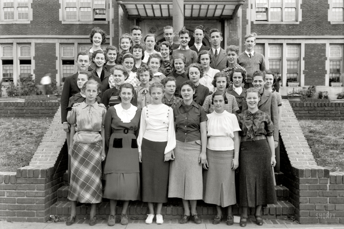 Photo showing: High School Class: 1935 -- Eastern High School, Washington, D.C.