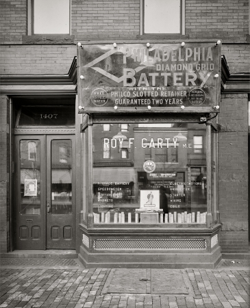 Photo showing: Charge It -- Washington, D.C., circa 1919. Roy F. Carty, 1407 14th Street N.W.
