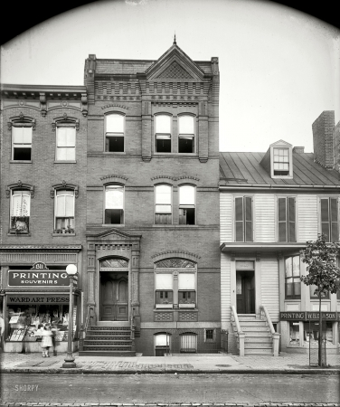 Photo showing: 809 Ninth -- Washington, D.C., circa 1920. 809 Ninth Street.