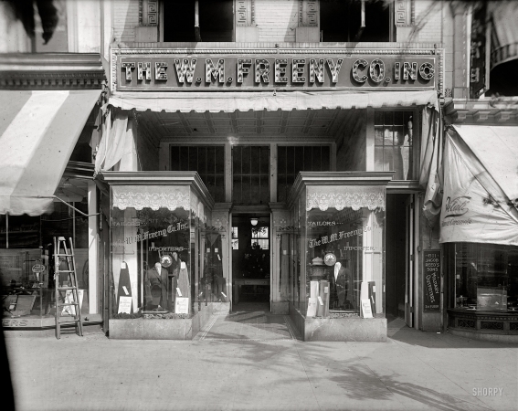 Photo showing: W.M. Freeny -- Washington, D.C., circa 1920. W.M. Freeny Co., 14th Street.