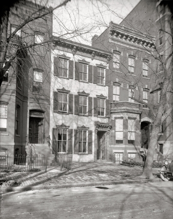 Photo showing: Down on H -- 1807 H Street N.W., Washington, D.C., circa 1920.