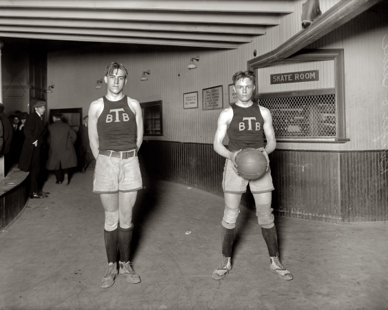 Photo showing: Burger and Gude -- Washington, D.C., 1920. Tech basket-ball. Burger and Gude.